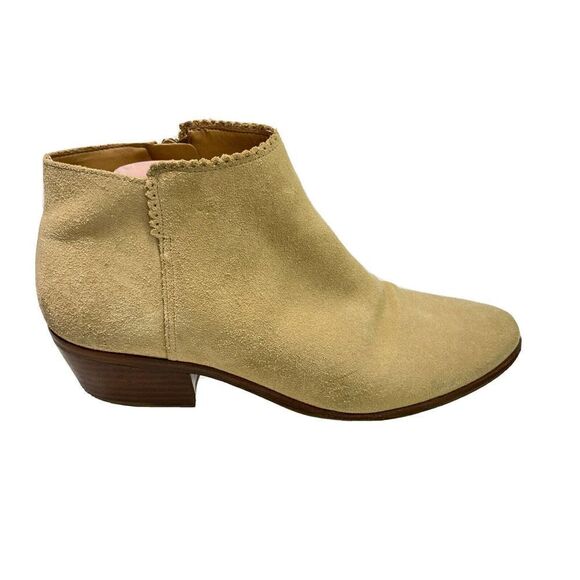 Jack Rogers Tan Suede Ankle Boots Booties Size 10 M Bailee Camel - Picture 1 of 12